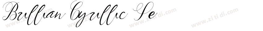 Brillian Cyrillic Se字体转换